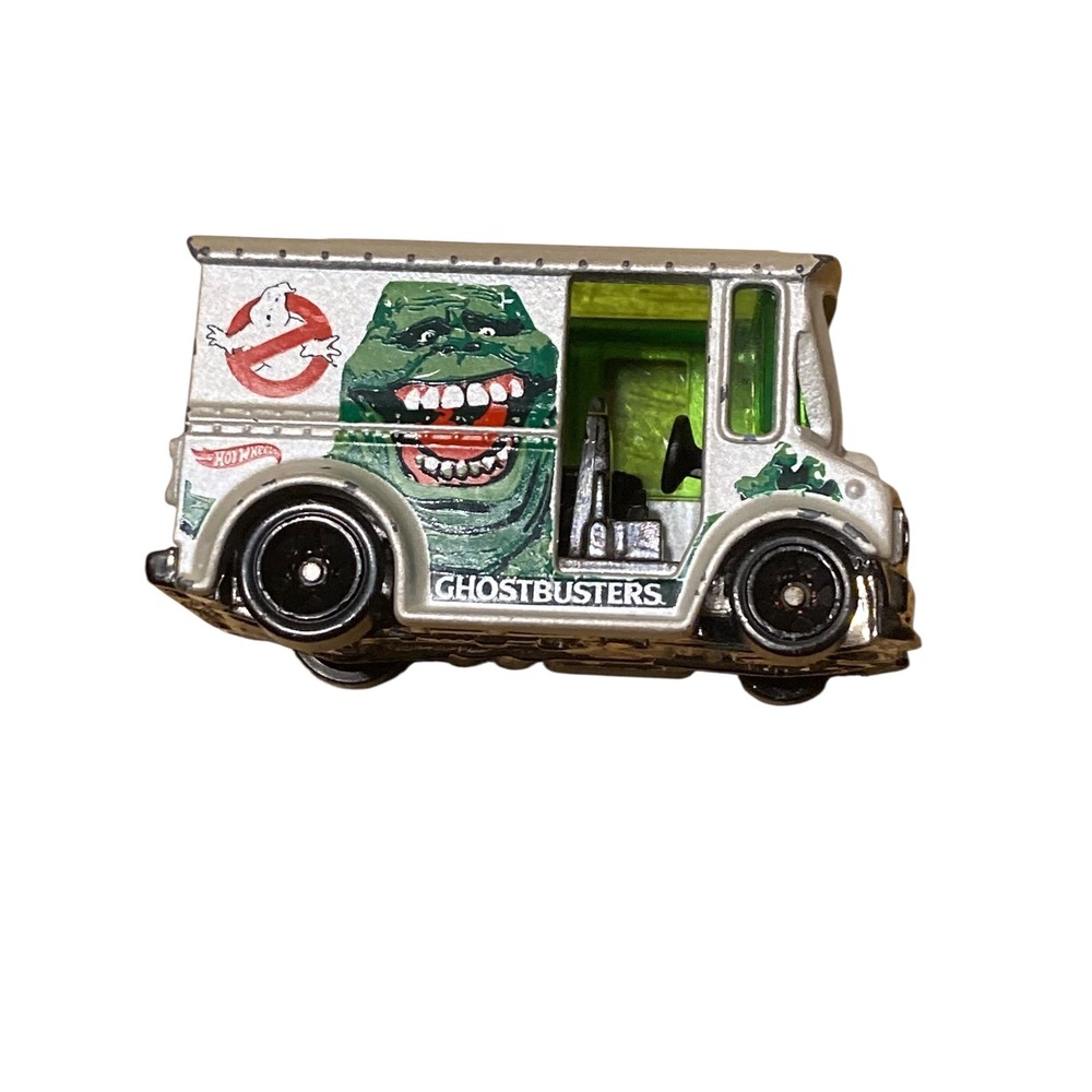 Hot Wheels Ghostbusters Bread Box Slimer Die-Cast Van 2016 Silver